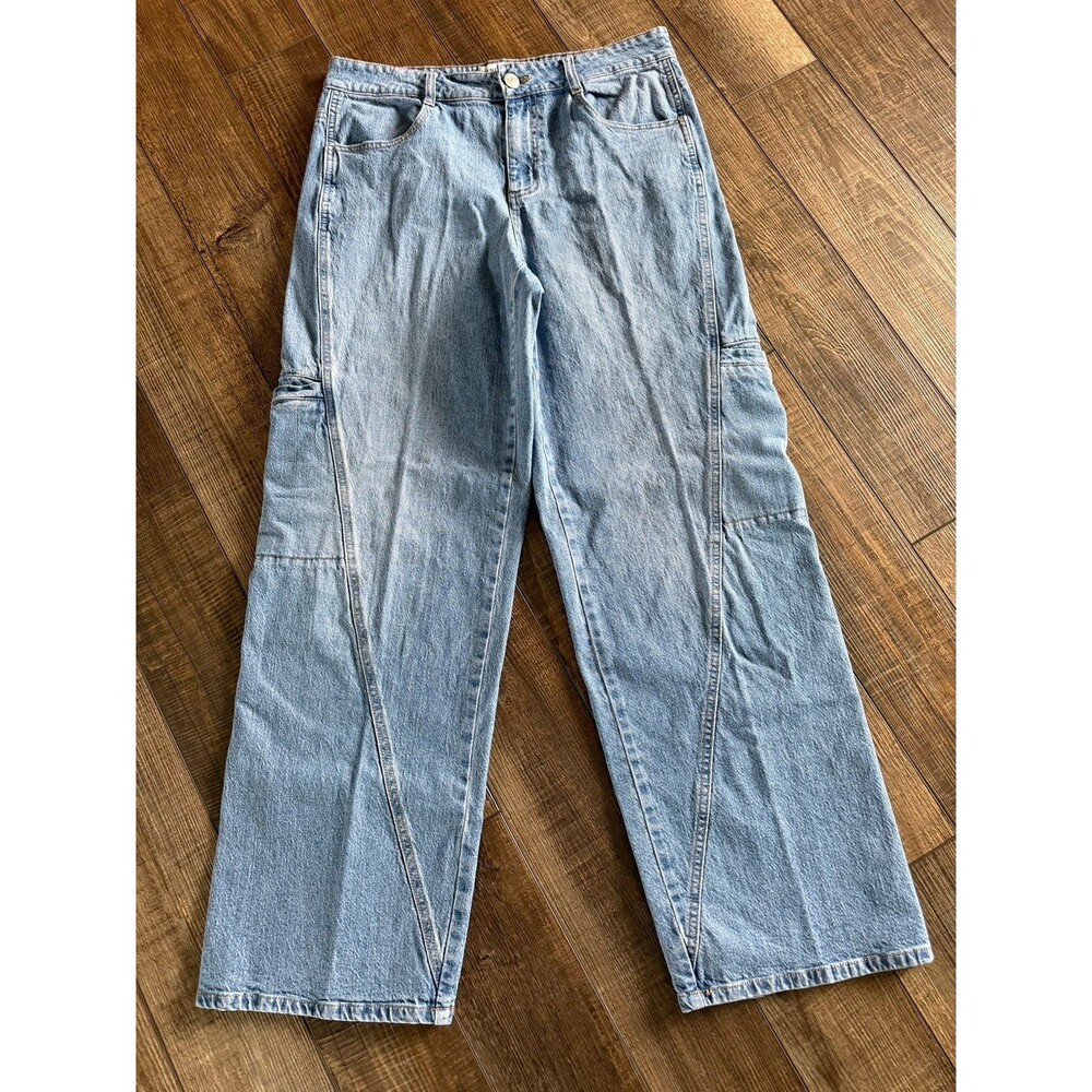 And Now This Wide Leg Front Seam Jeans Size 29